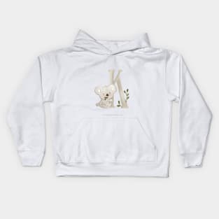 K for Koala Kids Hoodie